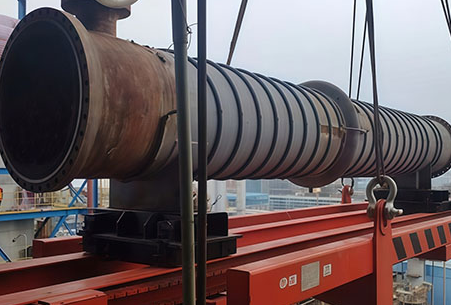 Installation of Liaoning AE-35T L06D16 Heat Exchanger Tube Bundle Extractor/Installer