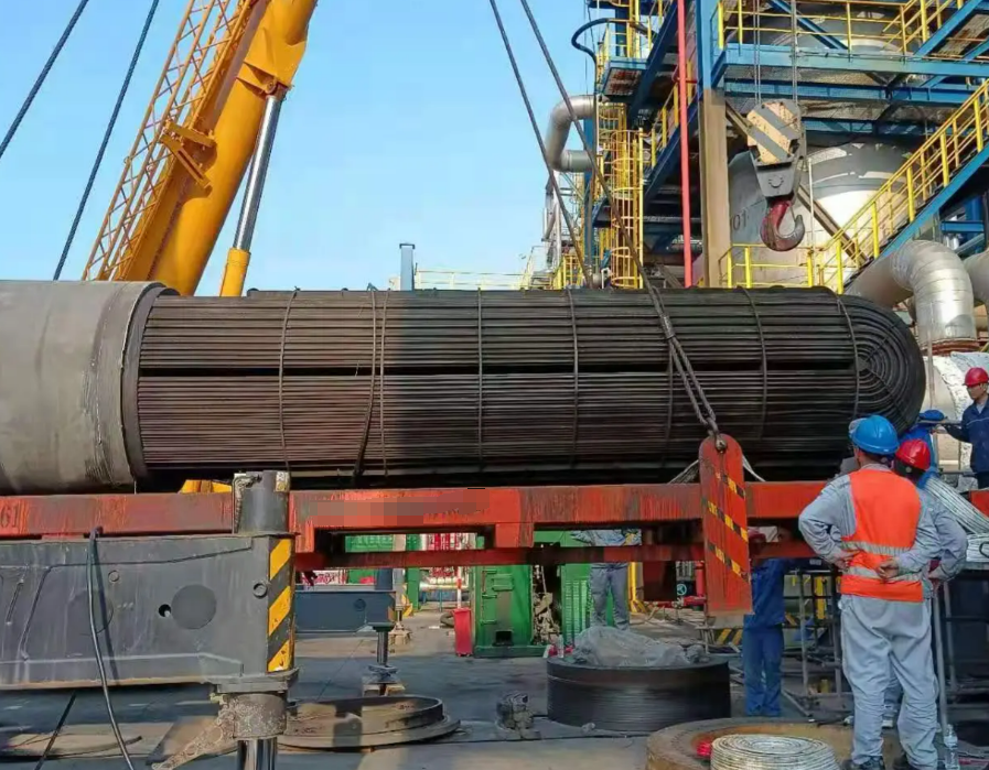 Correct Operation Method of Heat Exchanger Core Puller